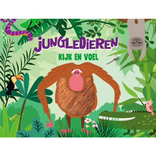 Kijk en Voel Boekje Jungledieren Kijk en Voel Boekje Jungledieren