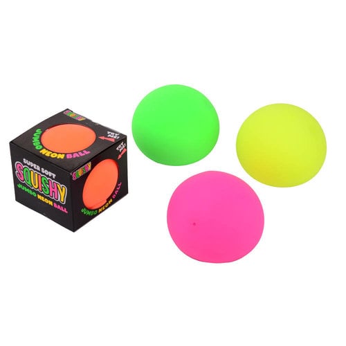 Jumbo Super Soft Squishy Neon Bal - fidget