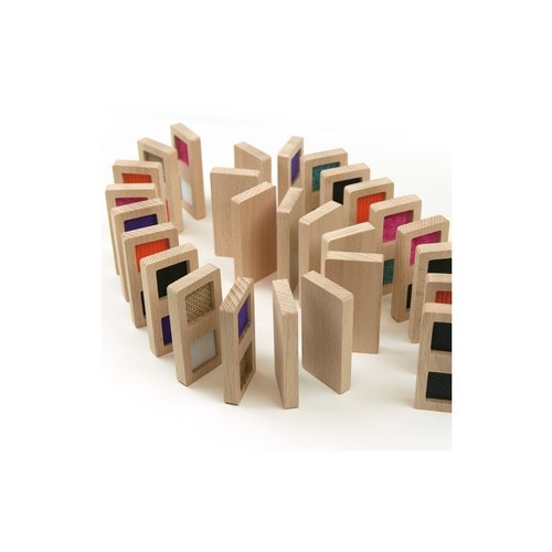 Andrue Toys Voel Domino - Sensorisch spel Andrue Toys Voel Domino - Sensorisch spel