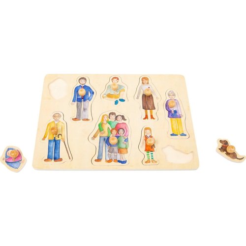 Small Foot  Familie en Vrienden Puzzel - Hout