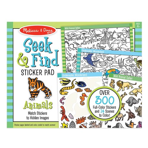 Melissa and Doug Zoek en Vind Sticker Boek Melissa and Doug Zoek en Vind Sticker Boek