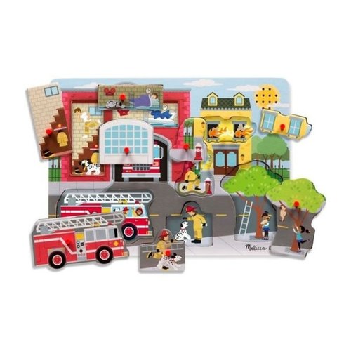 Melissa and Doug Sound Puzzle Fire Department Melissa and Doug Sound Puzzle Fire Department