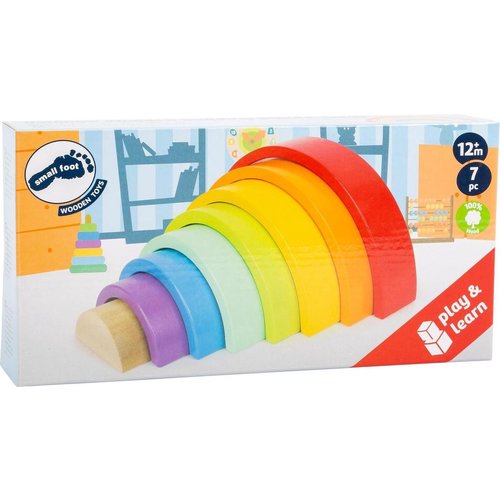 Small Foot  Houten Motoriek Regenbogen -7 of 14 st