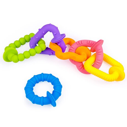 Playlearn  Sensory Textured Rings- set of 6