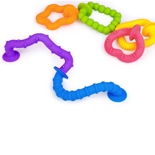 Playlearn  Sensory Textured Rings- set of 6