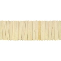 Popsicle sticks Large - Natural - 50 pcs