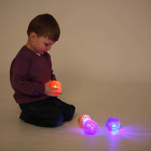 TickiT Sensory Light Balls -Set of 4 - 2 Variants