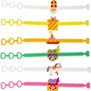 Armbandjes Sinterklaas - Set van 12