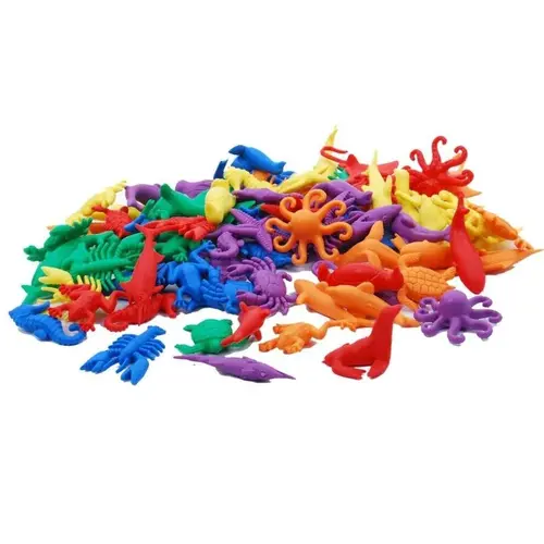 EDX Education  Water Animals -Play and Count set - Set of 84 pcs.