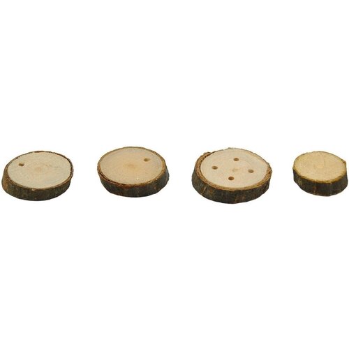 Wooden Discs -loose play - 1kg - 180pc