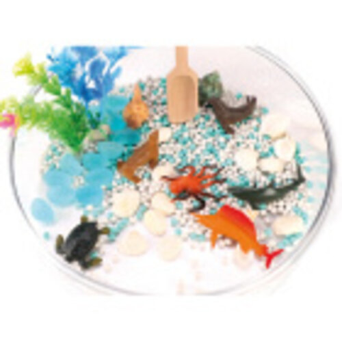 Sensory Play Trays - Zeedieren-Boerderij-Insekten