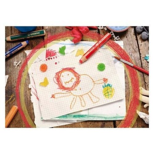 Stabilo Stabilo woody 3 in 1 Case - 6 pack Colored Pencil, Wax Crayon & Watercolor Stabilo Stabilo woody 3 in 1 Case - 6 pack Colored Pencil, Wax Crayon & Watercolor