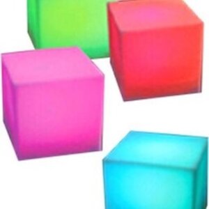 Playlearn snoezelproducten Colour Changing Mood Blocks - set van 4 Playlearn snoezelproducten Colour Changing Mood Blocks - set van 4