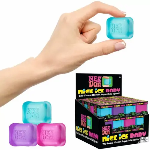 Schylling Teenie Needoh Singles Nice Ice Baby – mini fidget voor pengreep