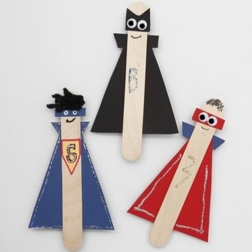 Popsicle sticks Large - Natural - 50 pcs - 15x2 cm