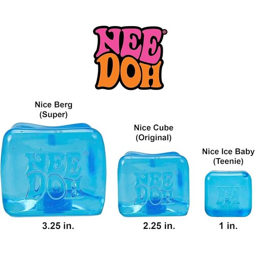 Schylling Teenie Needoh Singles Nice Ice Baby – mini fidget voor pengreep