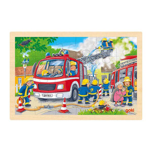 Wooden Puzzle Fire Department 24 or 48pcs