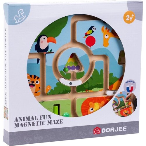 Magnetisch Labyrinth Dieren – Houten Magnetisch Doolhof met Pen