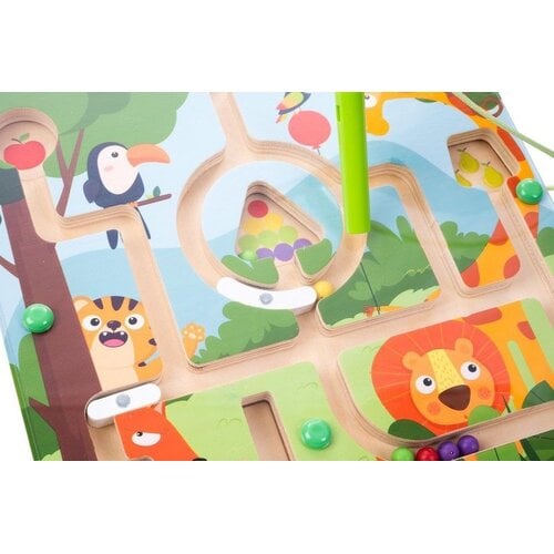 Magnetisch Labyrinth Dieren – Houten Magnetisch Doolhof met Pen