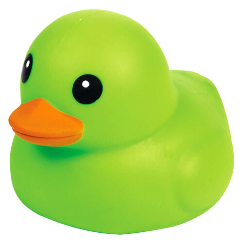 Fun Kneedeend XXL Rekbaar – Grote Knijpbare Fidget Badeend - 15 cm