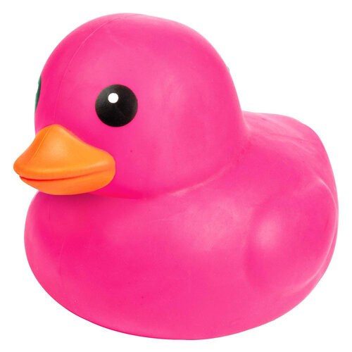 Fun Kneedeend XXL Rekbaar – Grote Knijpbare Fidget Badeend - 15 cm
