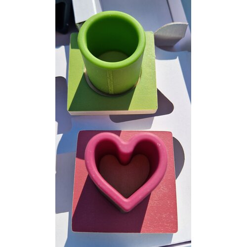 BigJigs Feel & Find Shape Puzzle – Sensory Shape Matching Game with Silicone Shapes