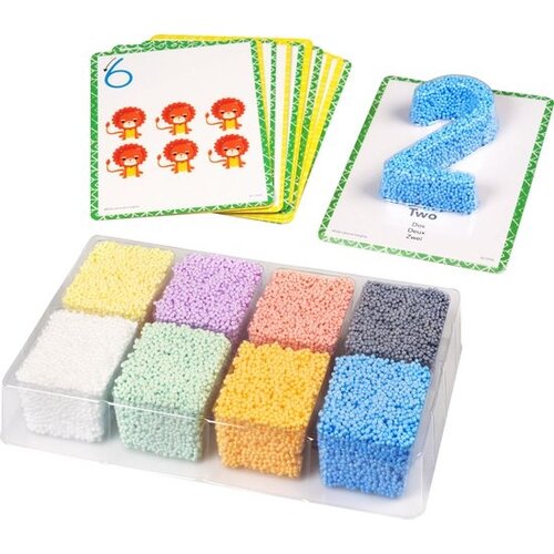 Learning Resourses Learning Resources Playfoam Shape & Learn Counting Cards – Sensory Counting Activity