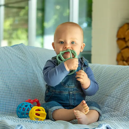 TickiT Tickit Silisoft Flexibele Ballen Set van 5 | Regenboogkleuren