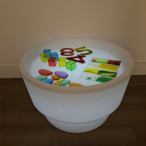 Playlearn  snoezelproducten Sensorische Lichttafel 60 cm Playlearn – Kleurveranderend speelvlak voor ontdekken