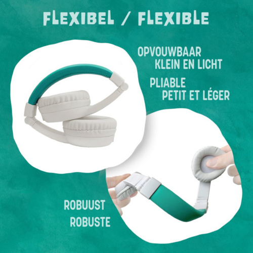 Timio Timio Hoofdtelefoon – Opvouwbare Kinderkoptelefoon 85dB