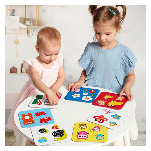 Banana Panda Banana Panda Hoog Contrast Puzzel Zoek Dezelfde – Tweedelige Puzzels voor Eerste Herkenning