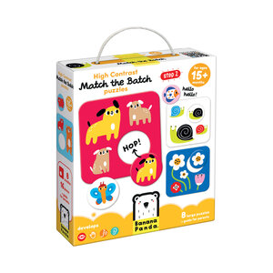 Banana Panda Banana Panda High-Contrast Puzzle – Find the Match