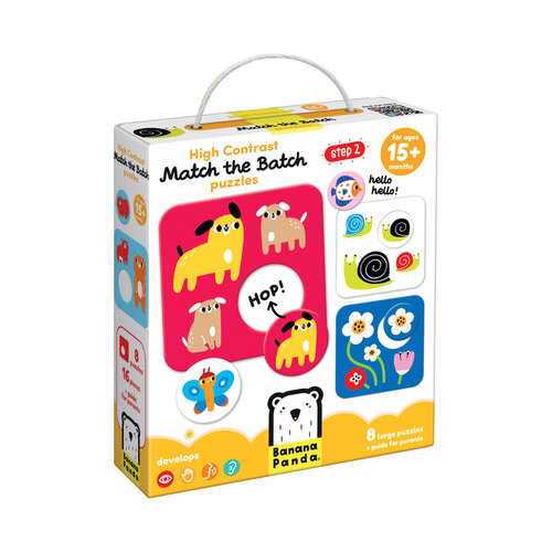 Banana Panda Banana Panda Hoog Contrast Puzzel – Zoek Dezelfde