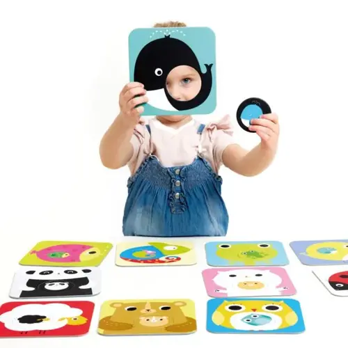 Banana Panda Banana Panda Match de Baby Puzzel – Dieren en Baby’s Koppelen (12 Puzzels)