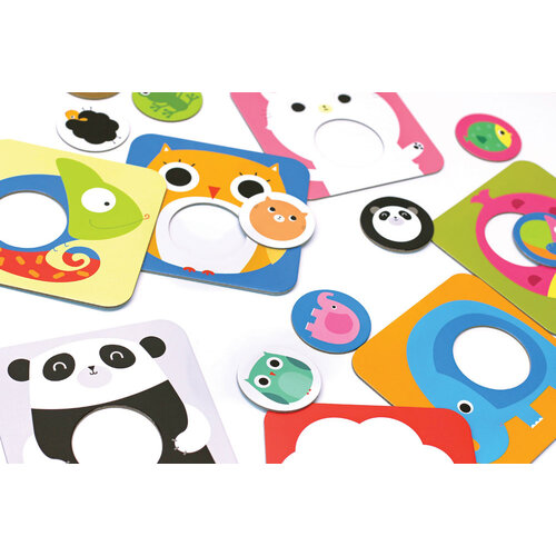 Banana Panda Banana Panda Match de Baby Puzzel – Dieren en Baby’s Koppelen (12 Puzzels)