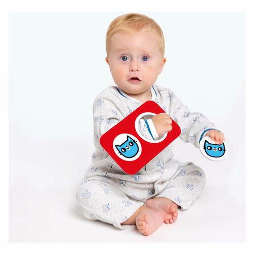 Banana Panda Banana Panda Hoog Contrast Puzzel Zoek de Tweeling – 9 Tweedelige Puzzels voor Jonge Kinderen