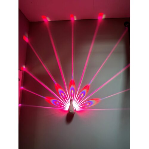 Playlearn  snoezelproducten Playlearn Peacock Projector – Sensory projector with peacock projection and color-changing effects – rechargeable – includes remote control