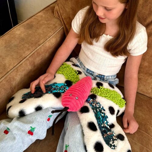 Playlearn  snoezelproducten Verzwaarde Vlinder – Sensorisch verzwaard kussen met structuren