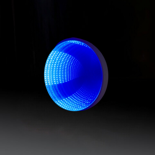 Interactieve Infinity Spiegel 60cm  met drukknoppen