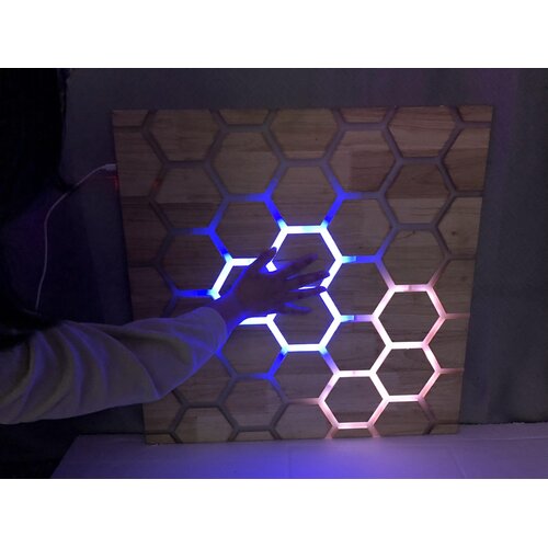 Interactive Honeycomb Touch Panel