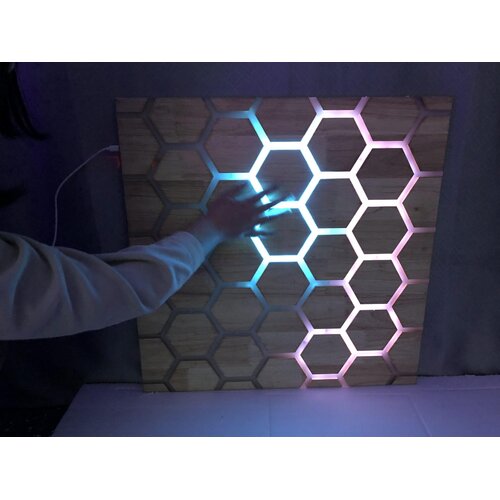 Interactive Honeycomb Touch Panel