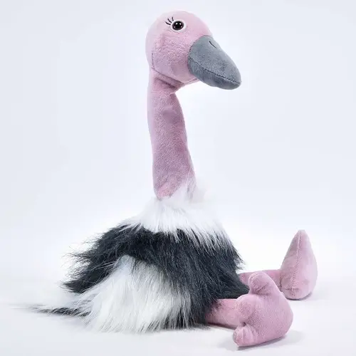 Labertiere Napraat Dier Struisvogel Henry – Interactieve Knuffel die Praat en Beweegt