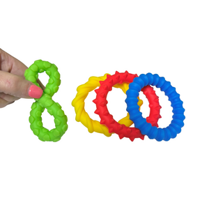 Playlearn snoezelproducten Playlearn Sensorische Textuurringen – 4 stuks Playlearn snoezelproducten Playlearn Sensorische Textuurringen – 4 stuks