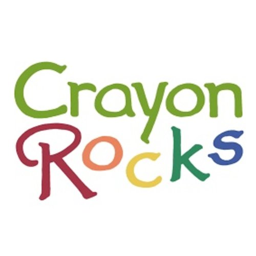 Crayon Rocks Crayon Rocks acht waskrijtjes in blauw fluwelen zakje