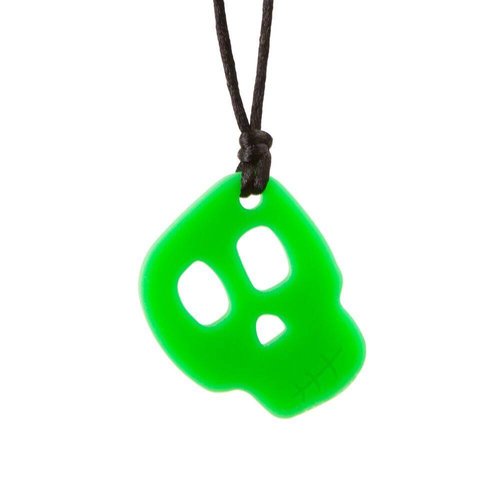 Chewigem Kauwsieraden en Bijtspeelgoed Chewigem Skull chew nacklace