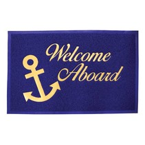 Deurmat "welcome aboard"