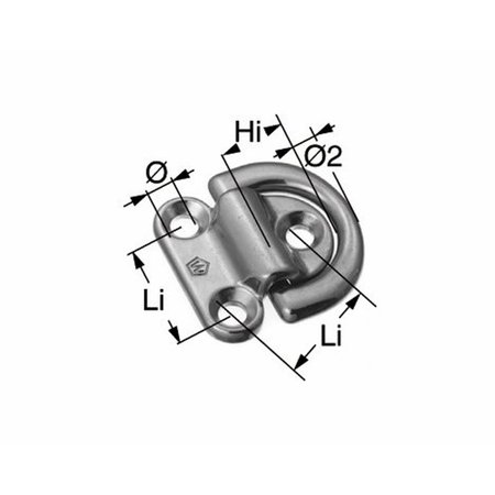Wichard® Dekoog enkel klapbaar