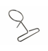 RVS verplaatsbare aanlegring