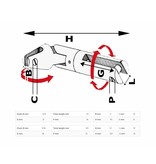 Ankerconnector / dubbel draaiend - RVS