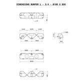 plastimo Steigerfender hoek Bumper® diameter 18 cm